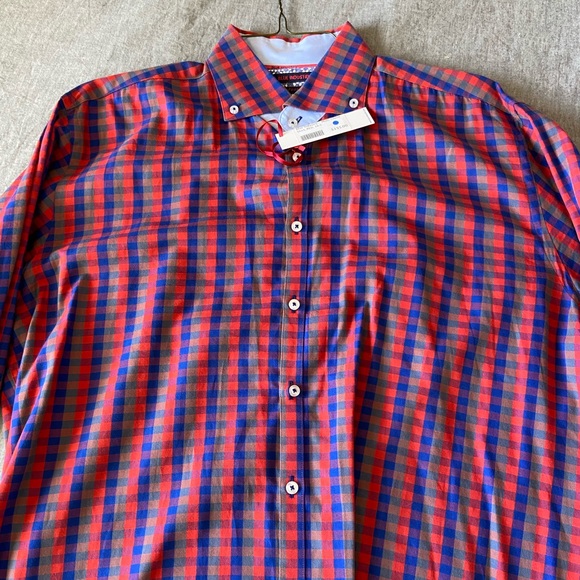 Blue Industry multi check shirt - Picture 3 of 3